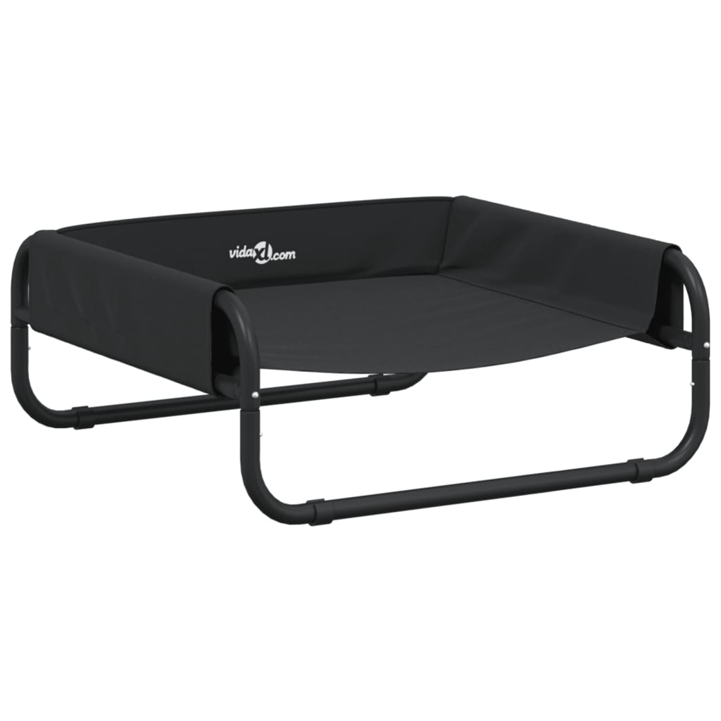 Vidaxl dog bed raised, oxford fabric and steel, anthracite-colored