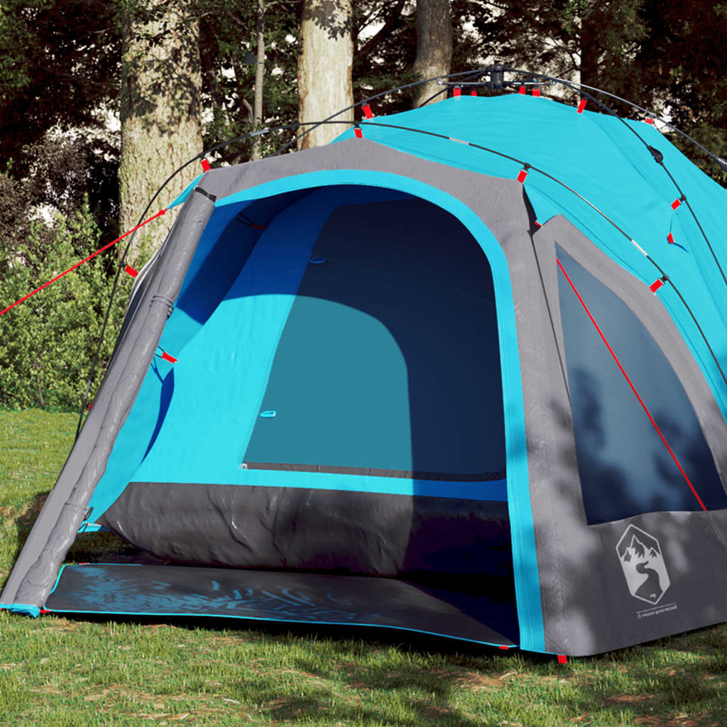 Vidaxl dome tent 3-person quick release blue