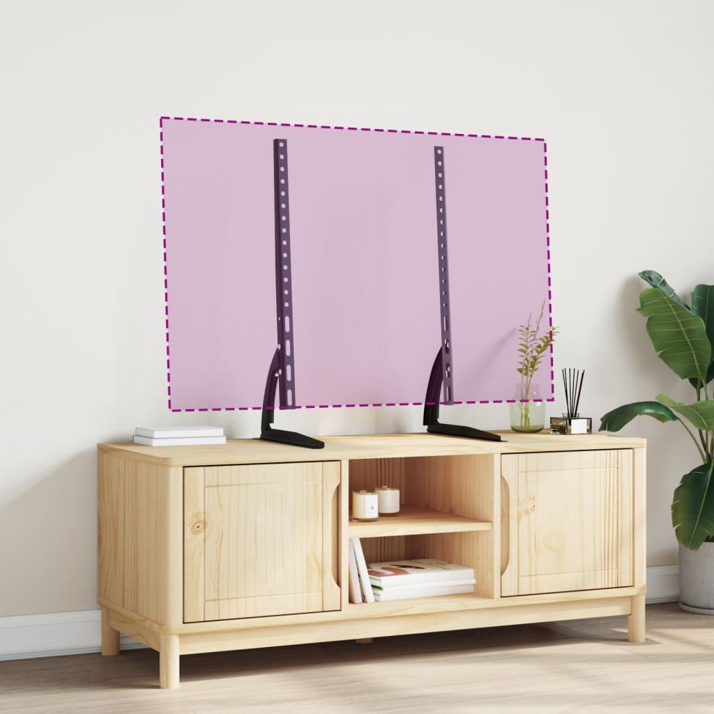 Vidaxxl TV stands 2 pcs 37-75 inch screen 45 kg max VESA 600x400 mm