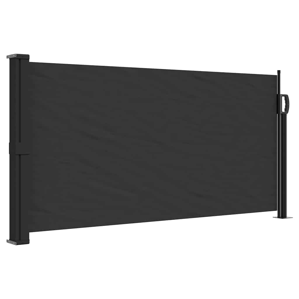 Vidaxx extendable wind screen 100x300 cm black