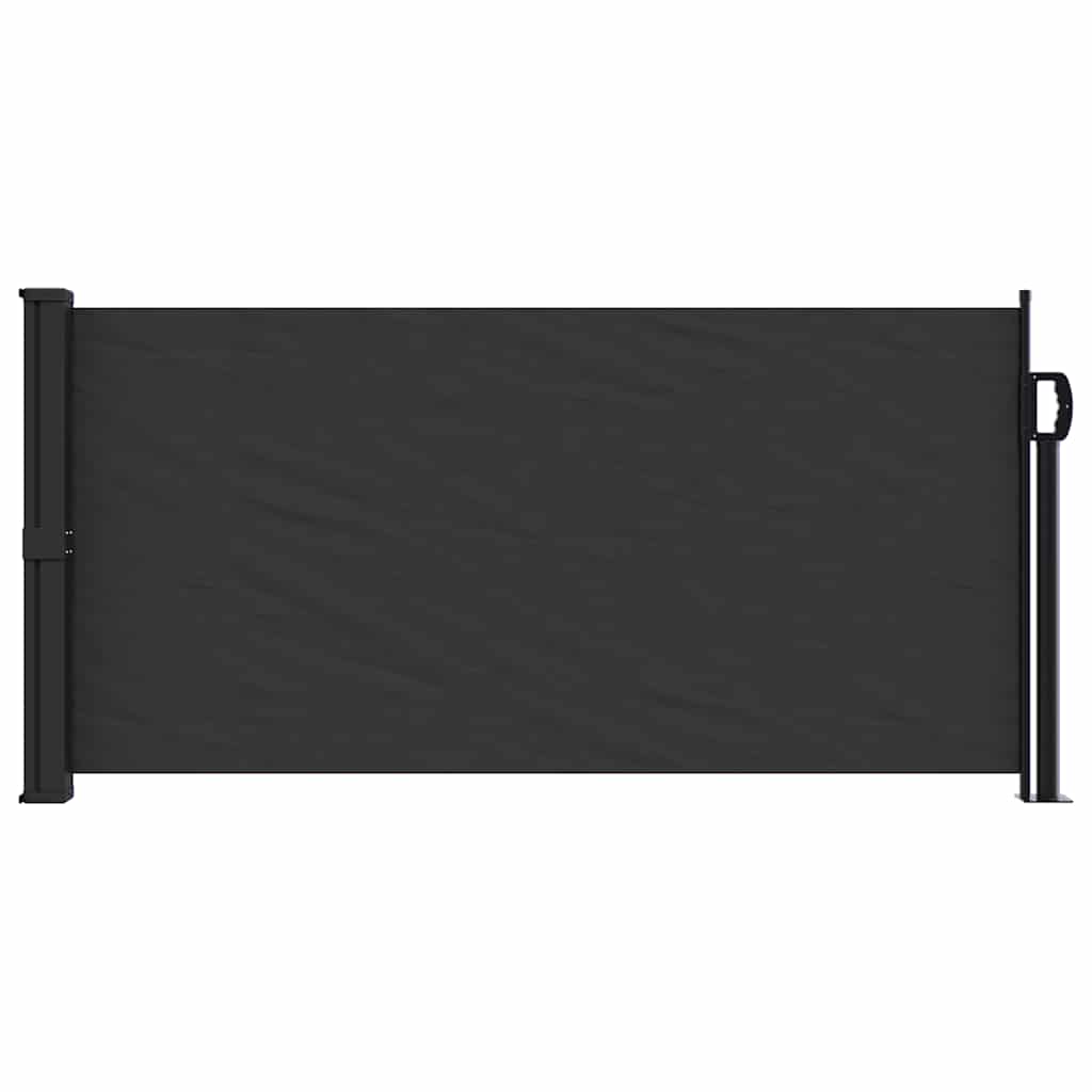 Vidaxx extendable wind screen 100x300 cm black