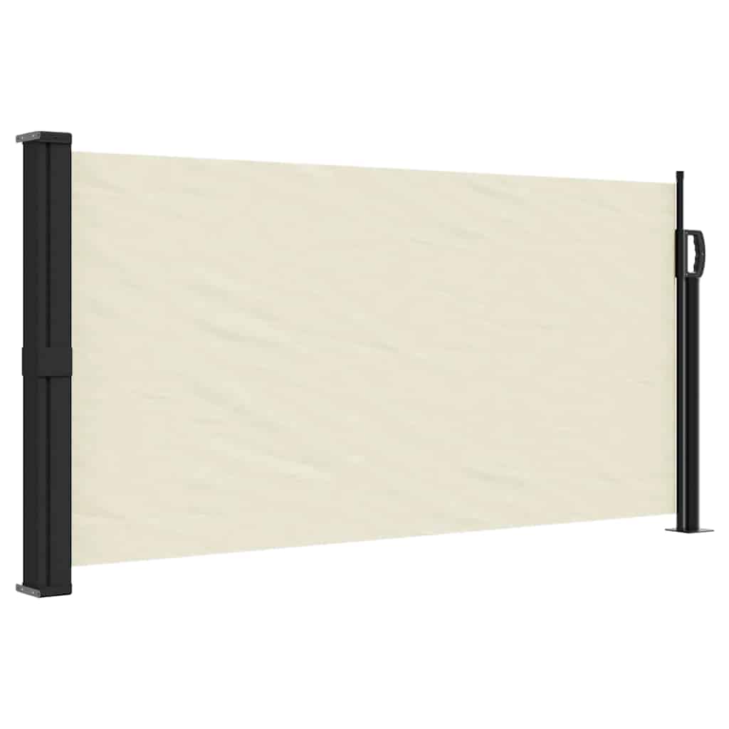 Vidaxx extendable wind screen 100x300 cm cream-colored