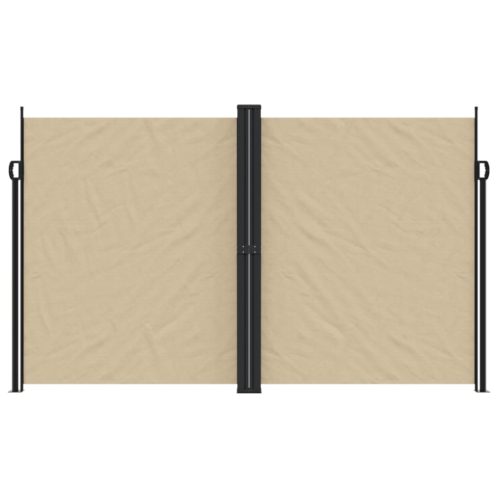 Vidaxx ausziehbarer Windschutz 200x1000 cm beige