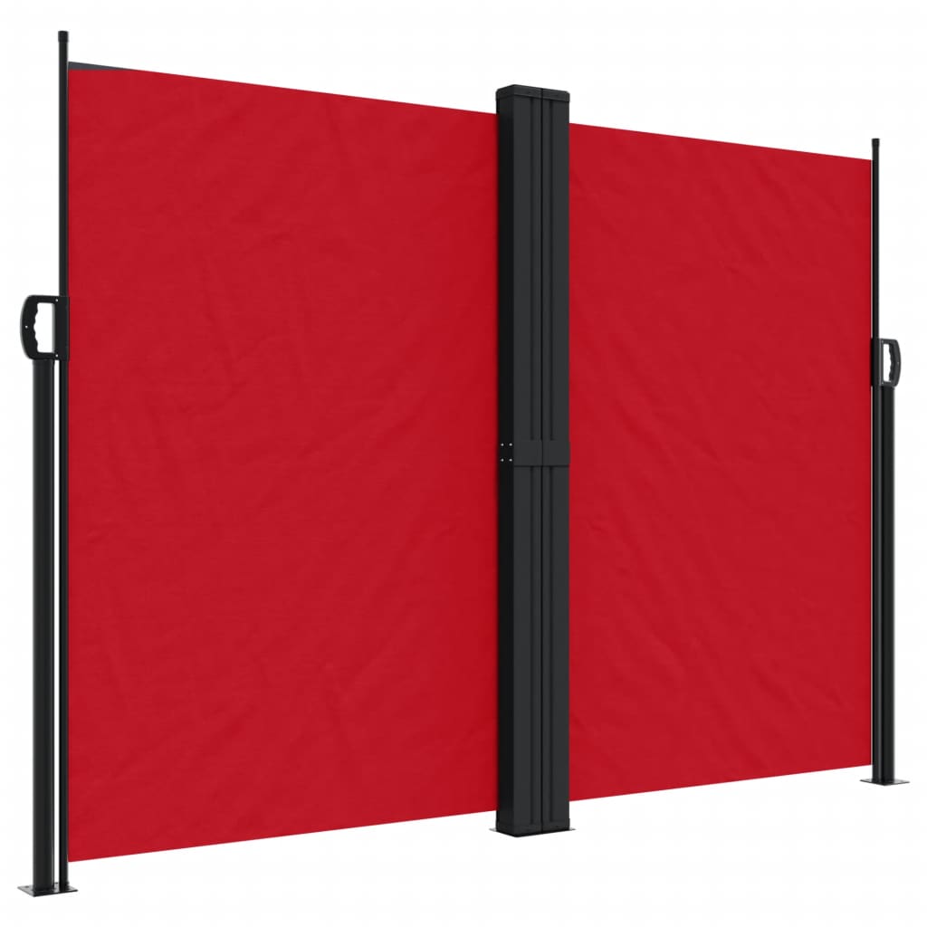 Paravento estensibile Vidaxx 180x1200 cm rosso