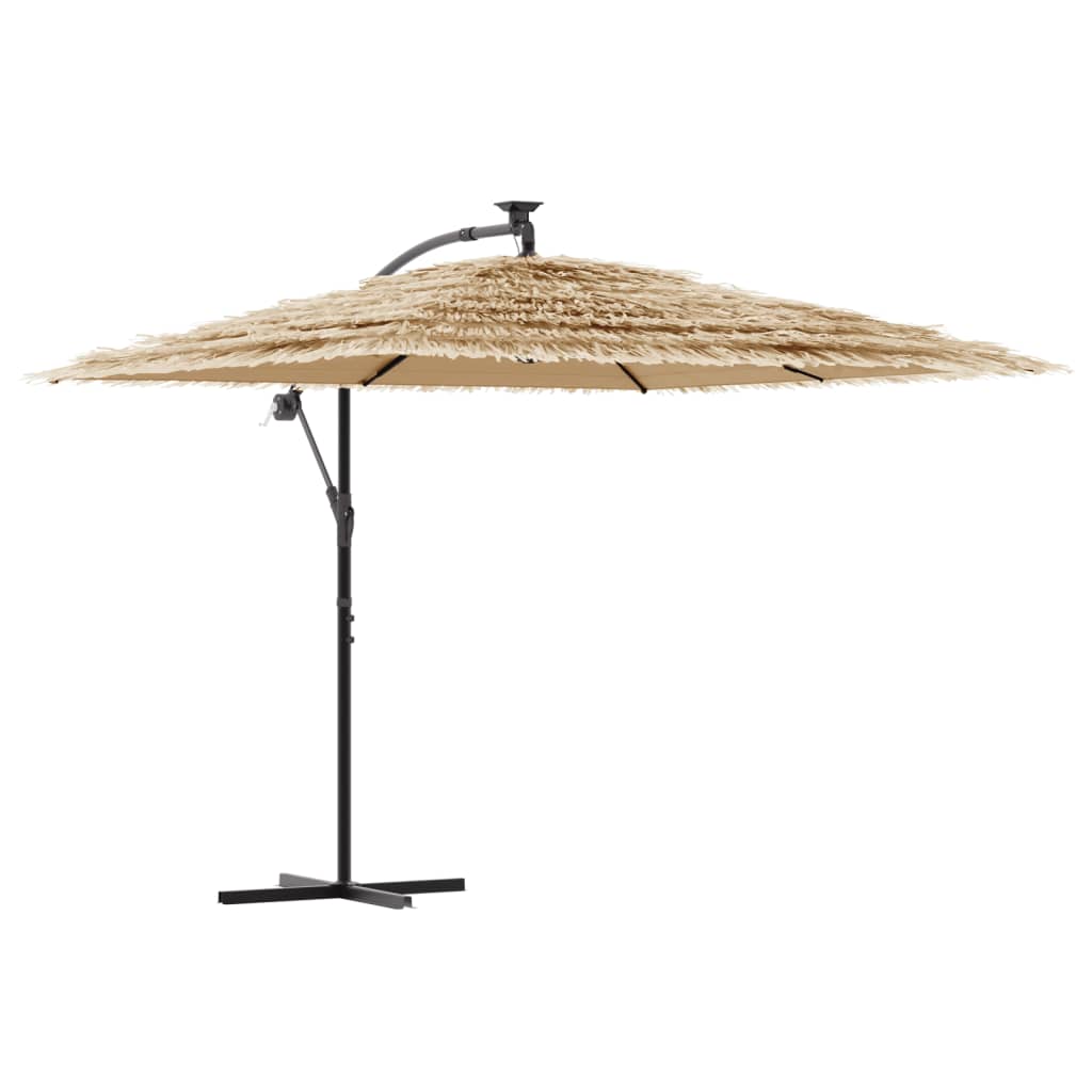 Vidaxx parasol with steel pole 269x269x235 cm brown