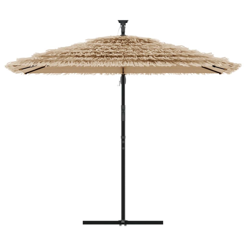 Vidaxx parasol with steel pole 269x269x235 cm brown