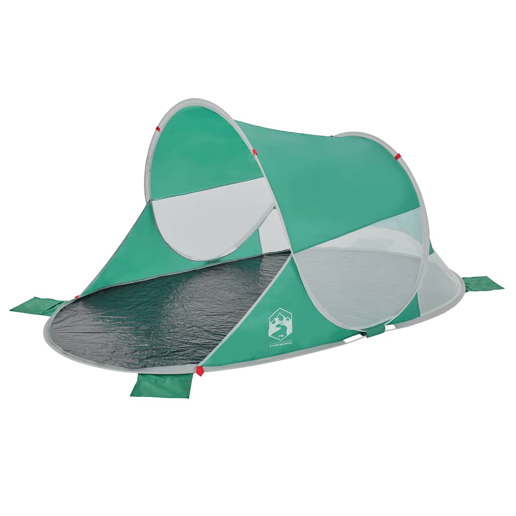 VidaXL tente de plage pop-up imperméable vert d'eau