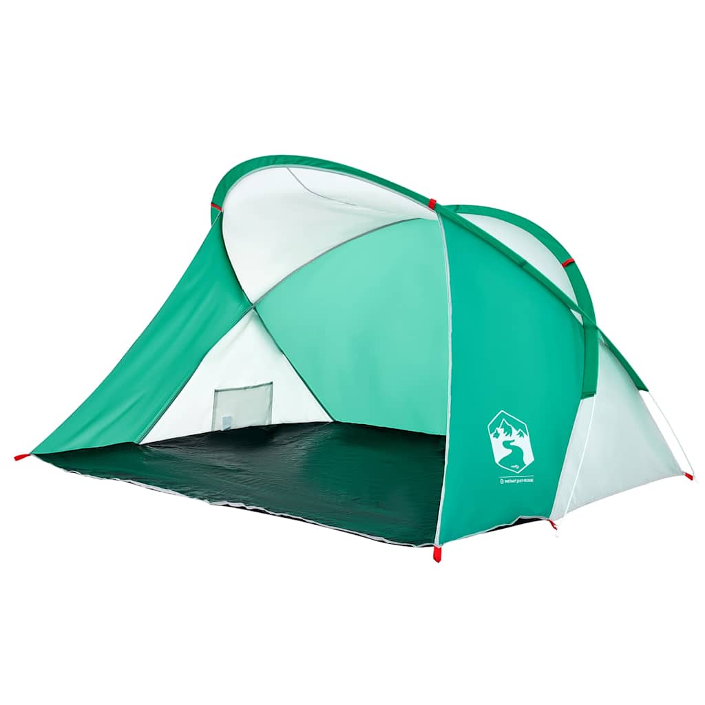 VidaXL tente de plage 2 personnes pop-up imperméable vert d'eau
