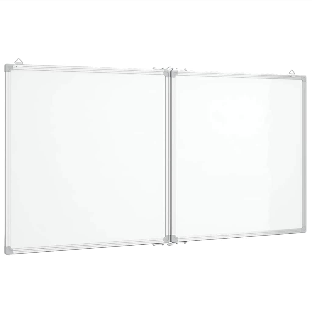 Vidaxx magnetisches faltbares Whiteboard 120x60x1,7 cm Aluminium