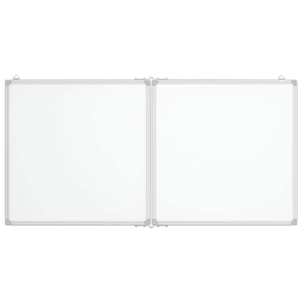 Vidaxx magnetisches faltbares Whiteboard 120x60x1,7 cm Aluminium