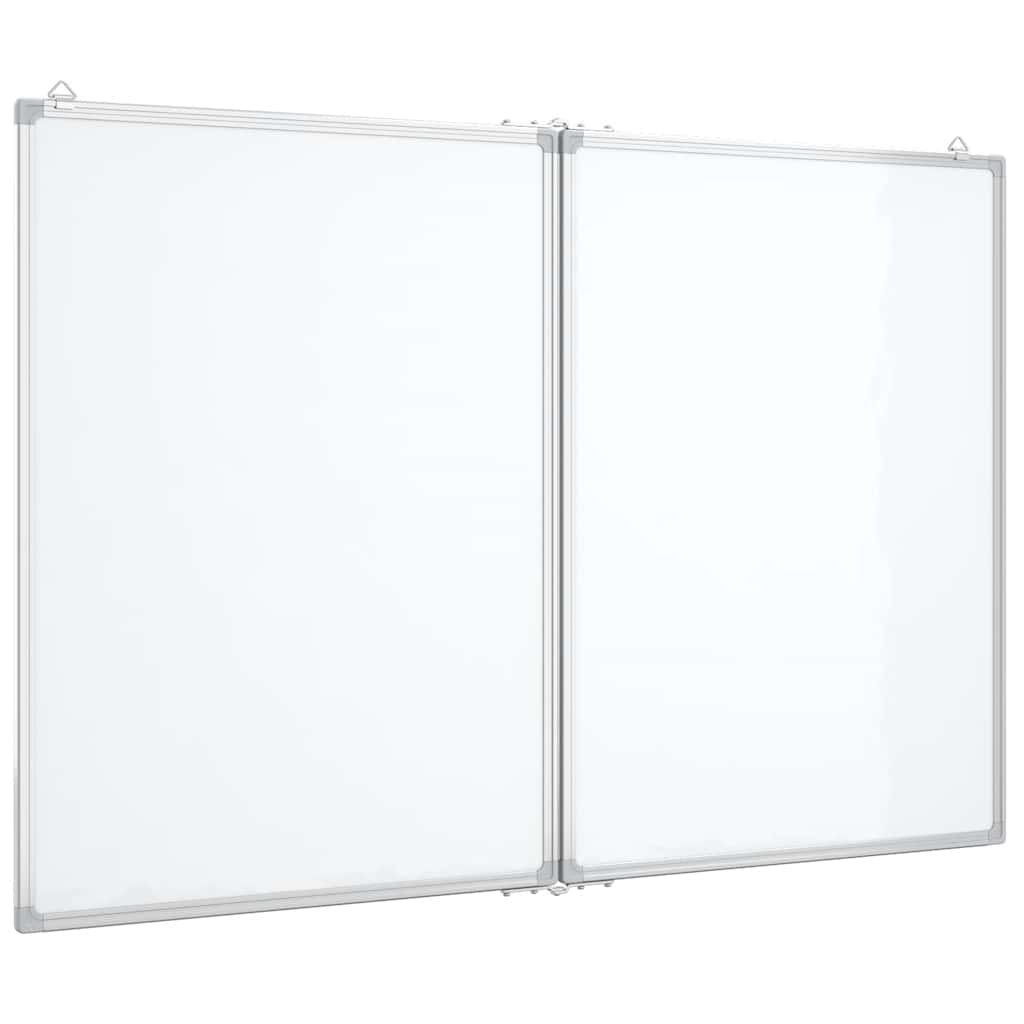 Vidaxx tableau blanc pliant magnétique 120x80x1,7 cm aluminium