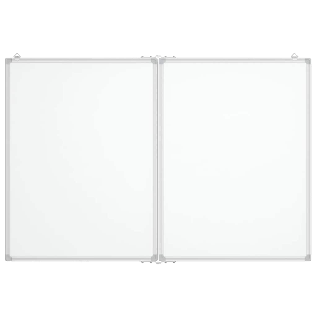 Vidaxx tableau blanc pliant magnétique 120x80x1,7 cm aluminium