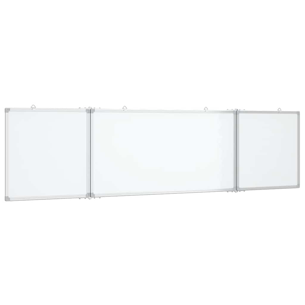 Vidaxx magnetisches faltbares Whiteboard 160x40x1,7 cm Aluminium