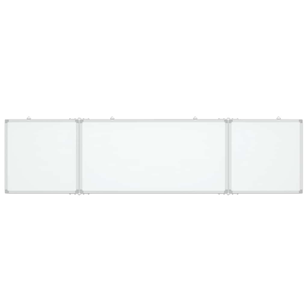 Vidaxx magnetisches faltbares Whiteboard 160x40x1,7 cm Aluminium
