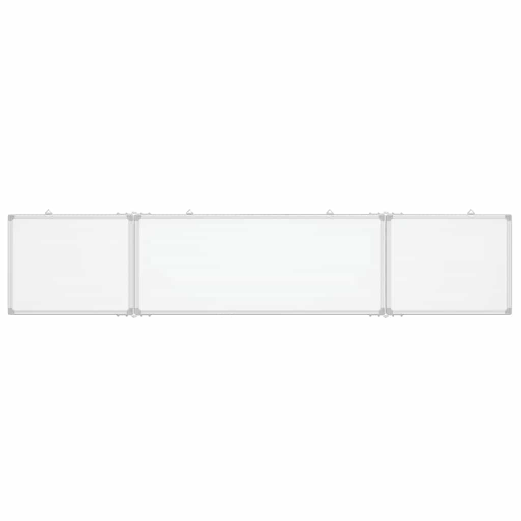 Vidaxx magnetisches faltbares Whiteboard 200x40x1,7 cm Aluminium