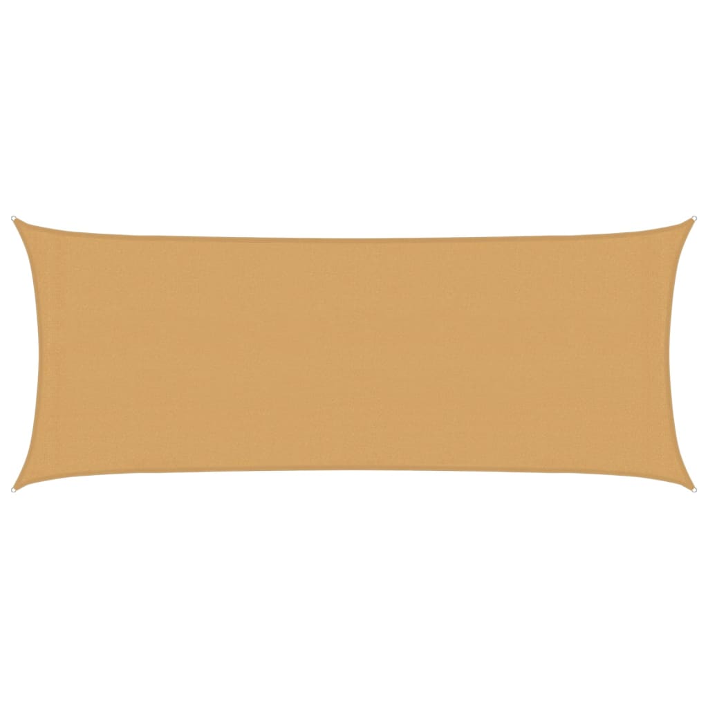 Vidaxl Sonnensegel 160 g m² rechteckig 2x4,5 m HDPE sandfarben