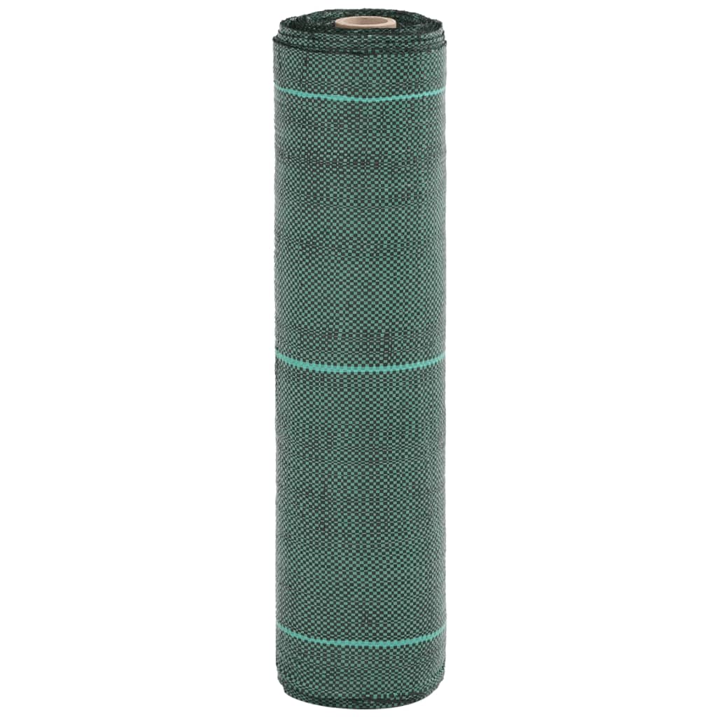 Vidaxxl weed membrane green 0.5x100 m pp