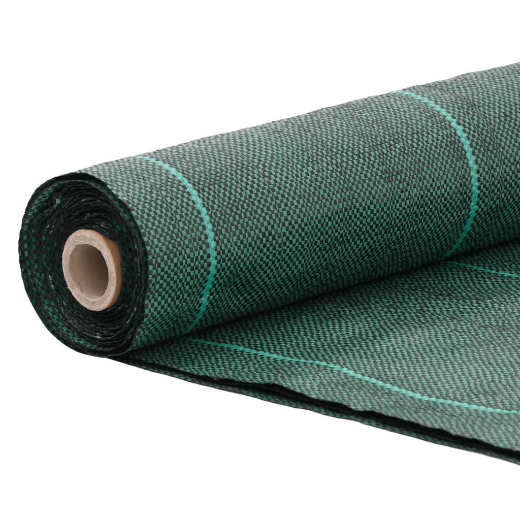 Vidaxxl weed membrane green 0.5x100 m pp