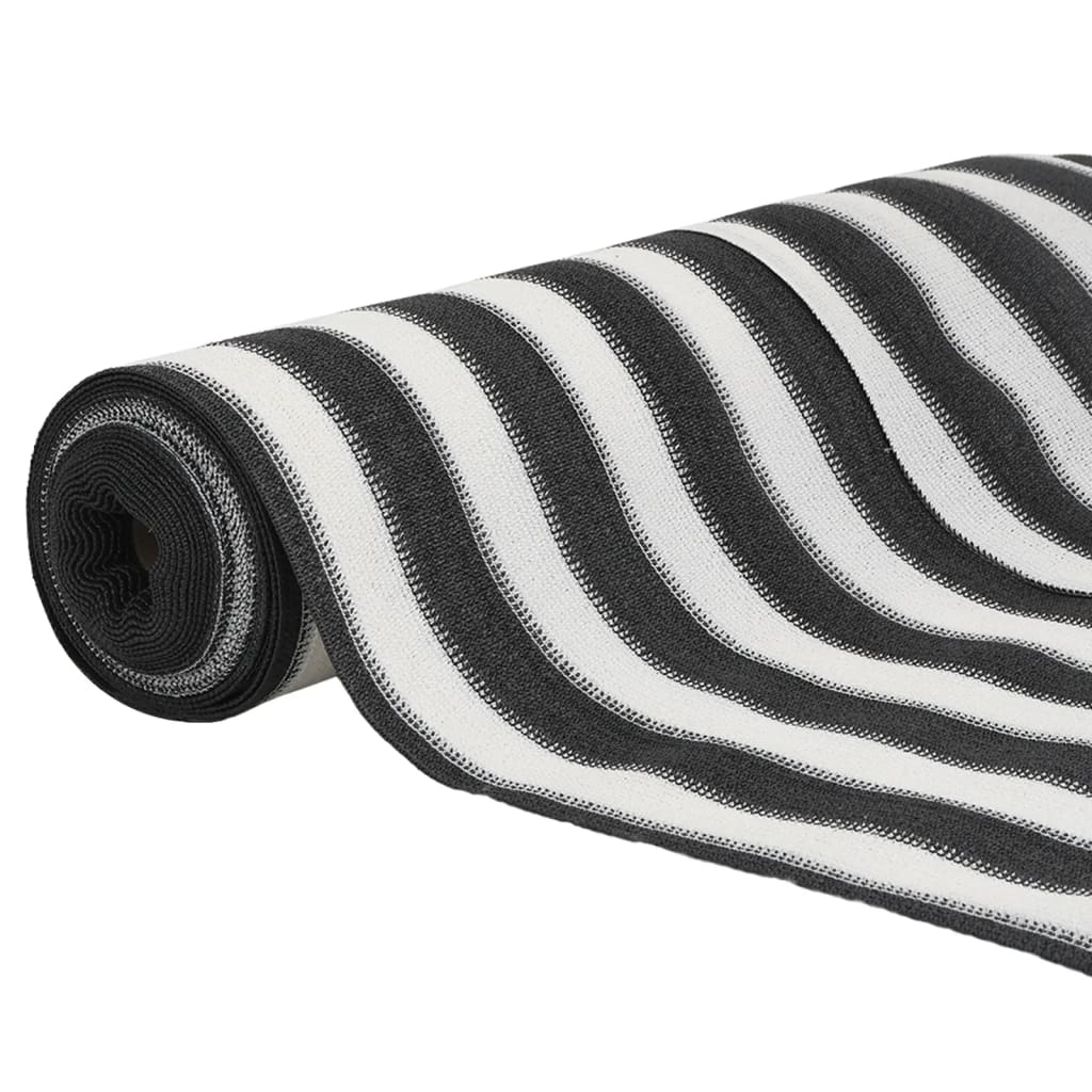 Vidaxx Sichtschutznetz 75 g m² 1,5x10 m HDPE Anthrazit und Weiß