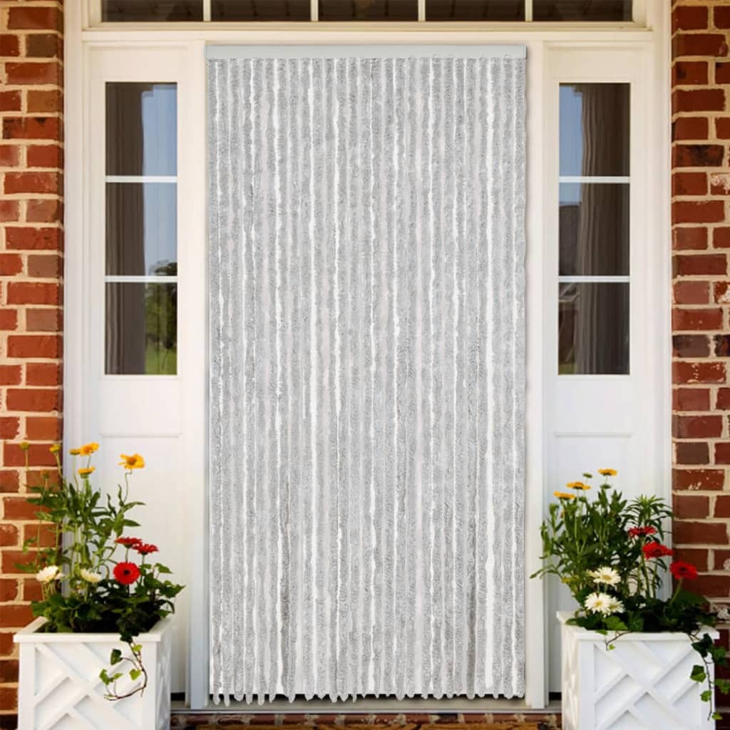 Vidaxx fly curtain 118x220 cm chenille gray