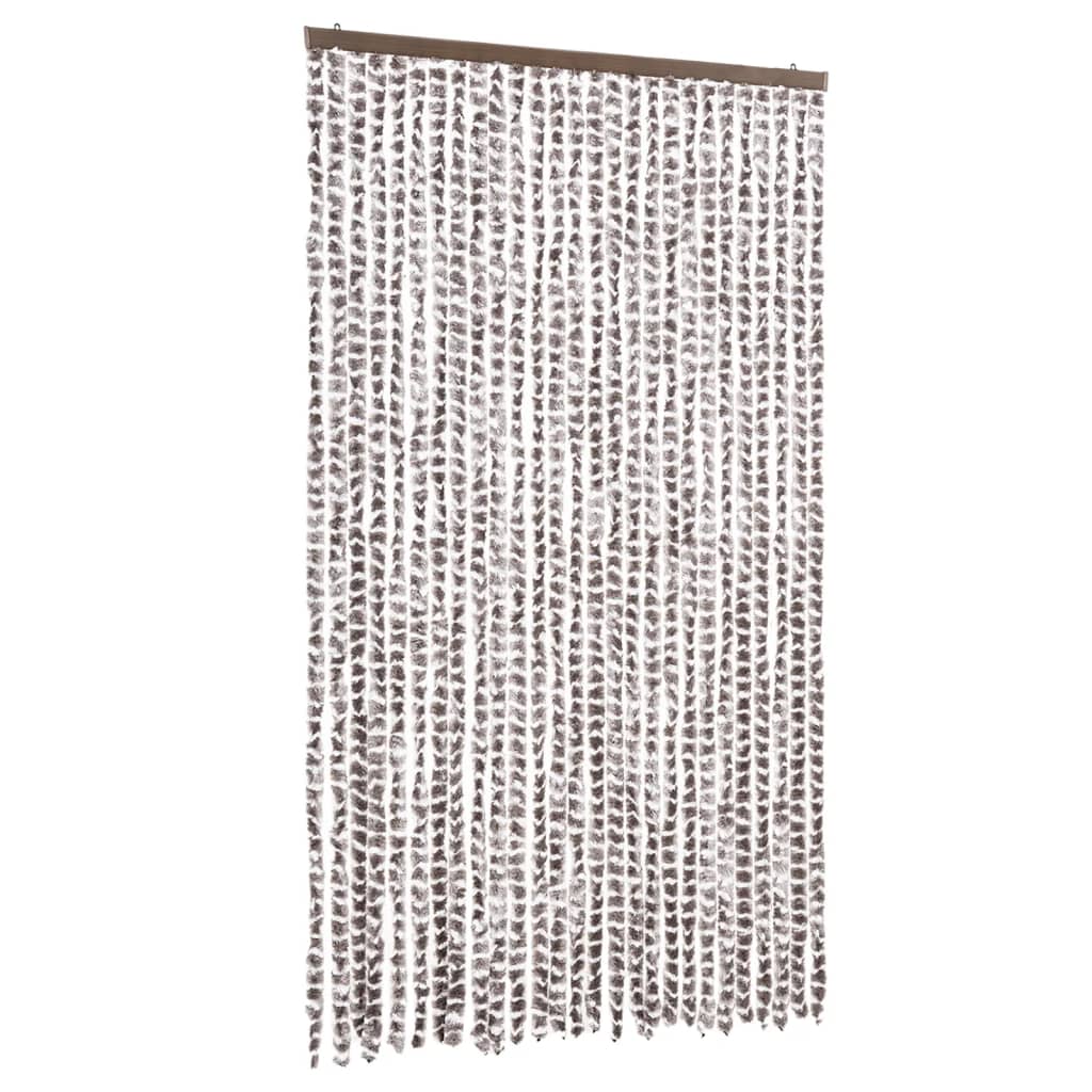 Vidaxx fly curtain 118x220 cm chenille taupe and white