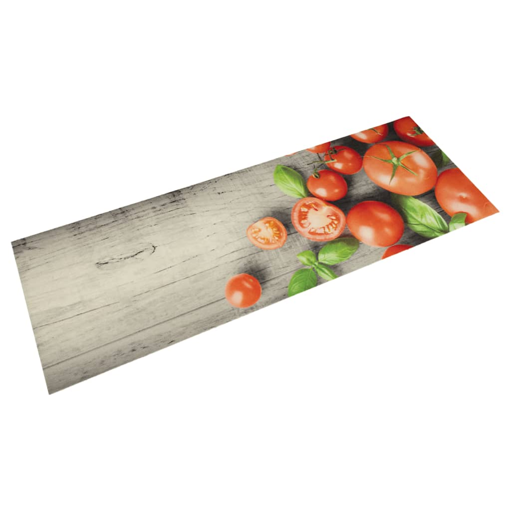 Vidaxx kitchen mat washable tomato print 45x150 cm velvet