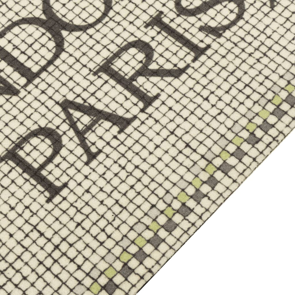 Vidaxl Kitchen Mat Washable Home Text 60x180 cm fløjl