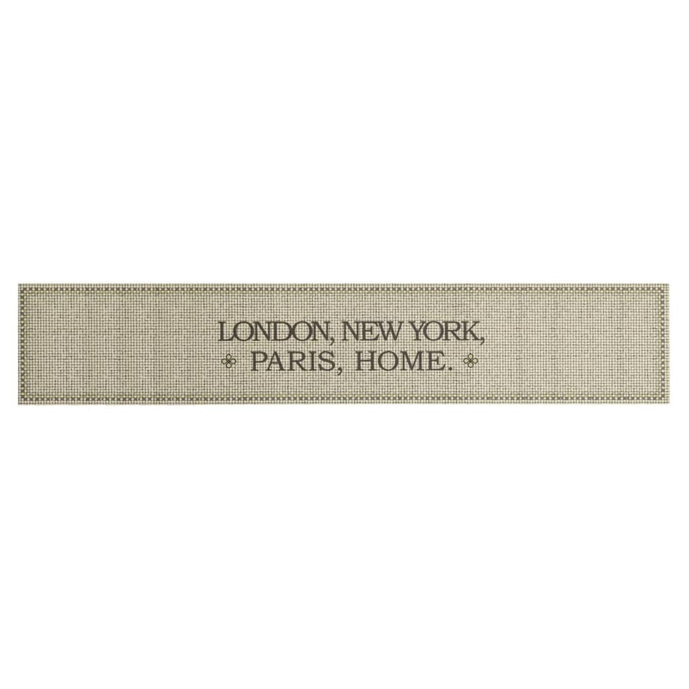 Vidaxl keukenmat wasbaar home-tekst 60x300 cm fluweel