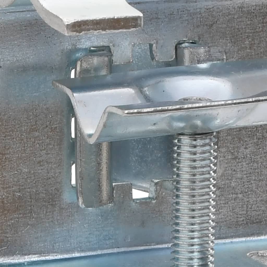 Vidaxx Sonnenschirmklemmen für Balkon 2 Stück 32 mm verzinkter Stahl