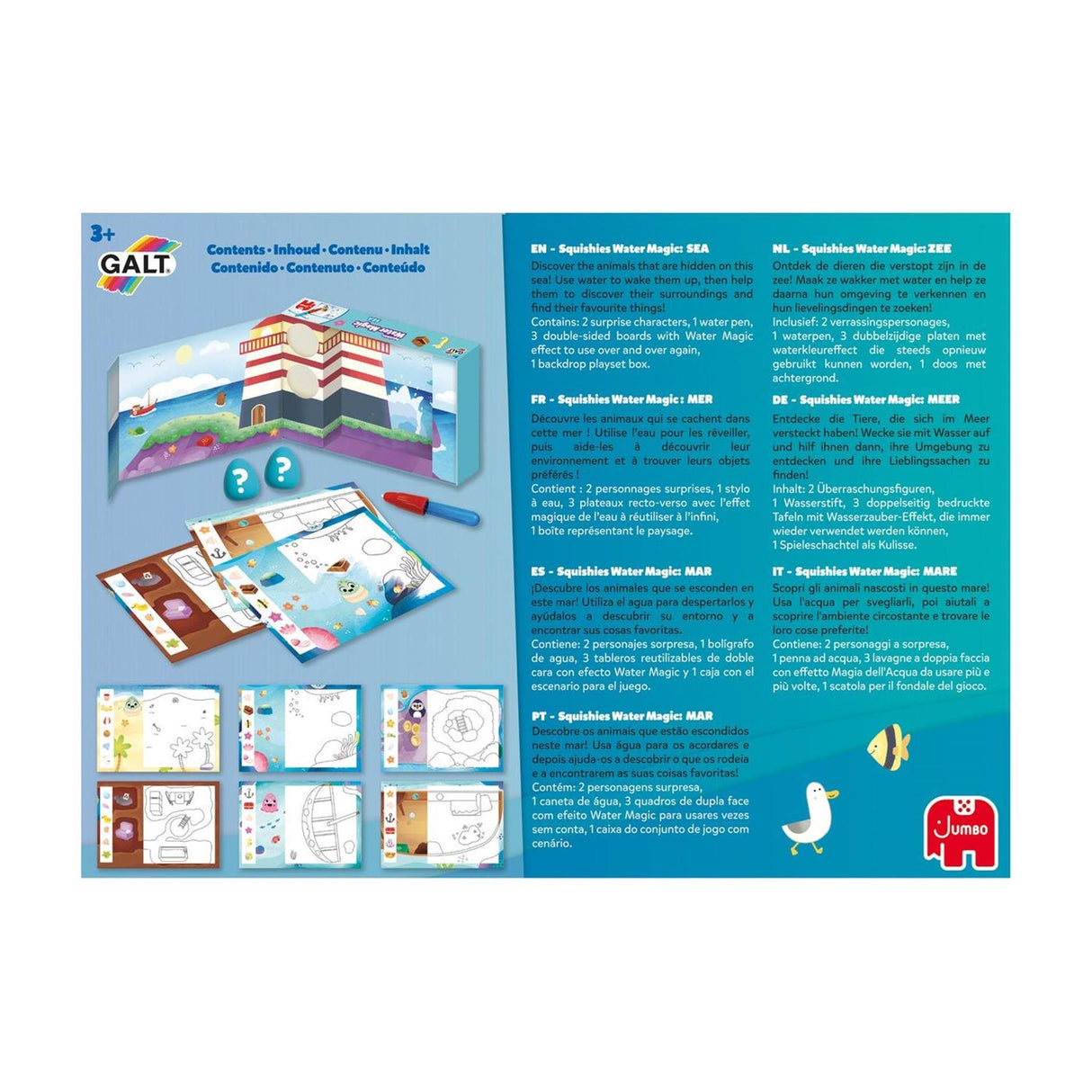 Jumbo galt - water magic squishies ocean