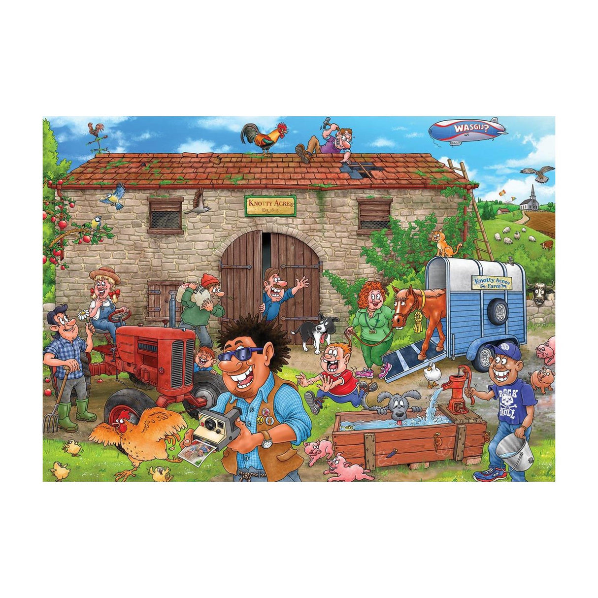 Jumbo Wasgij Destiny 30 - A Happy Harvest! - 1000 pcs.