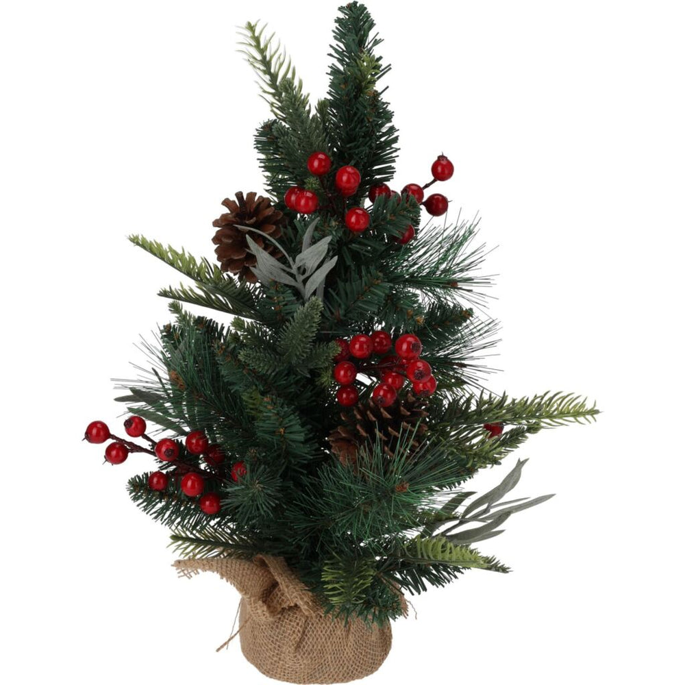 Other brands decoration artificial Christmas tree 45 cm green red