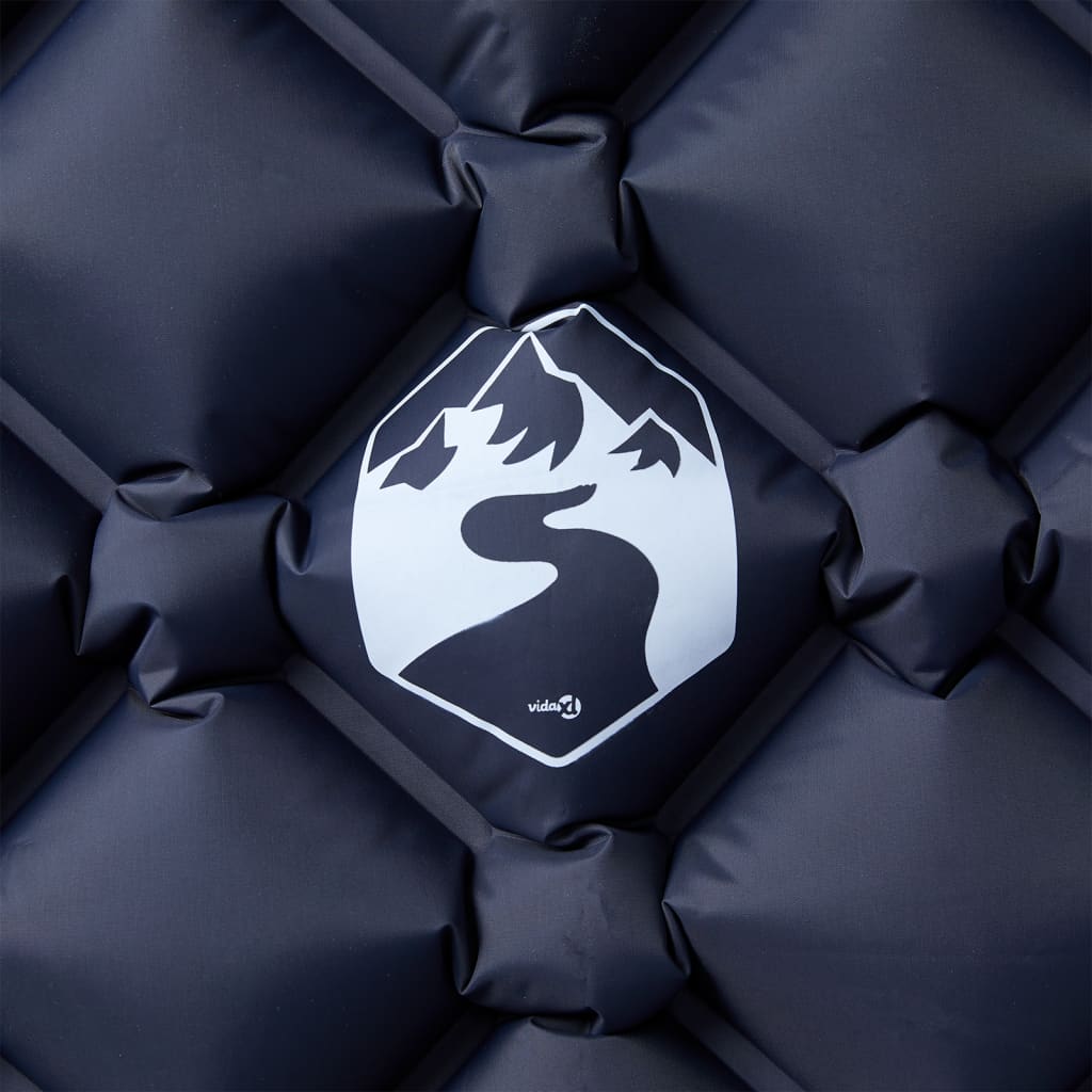 Vidaxx matelas de camping gonflable 190x58x6 cm 1 personne gris