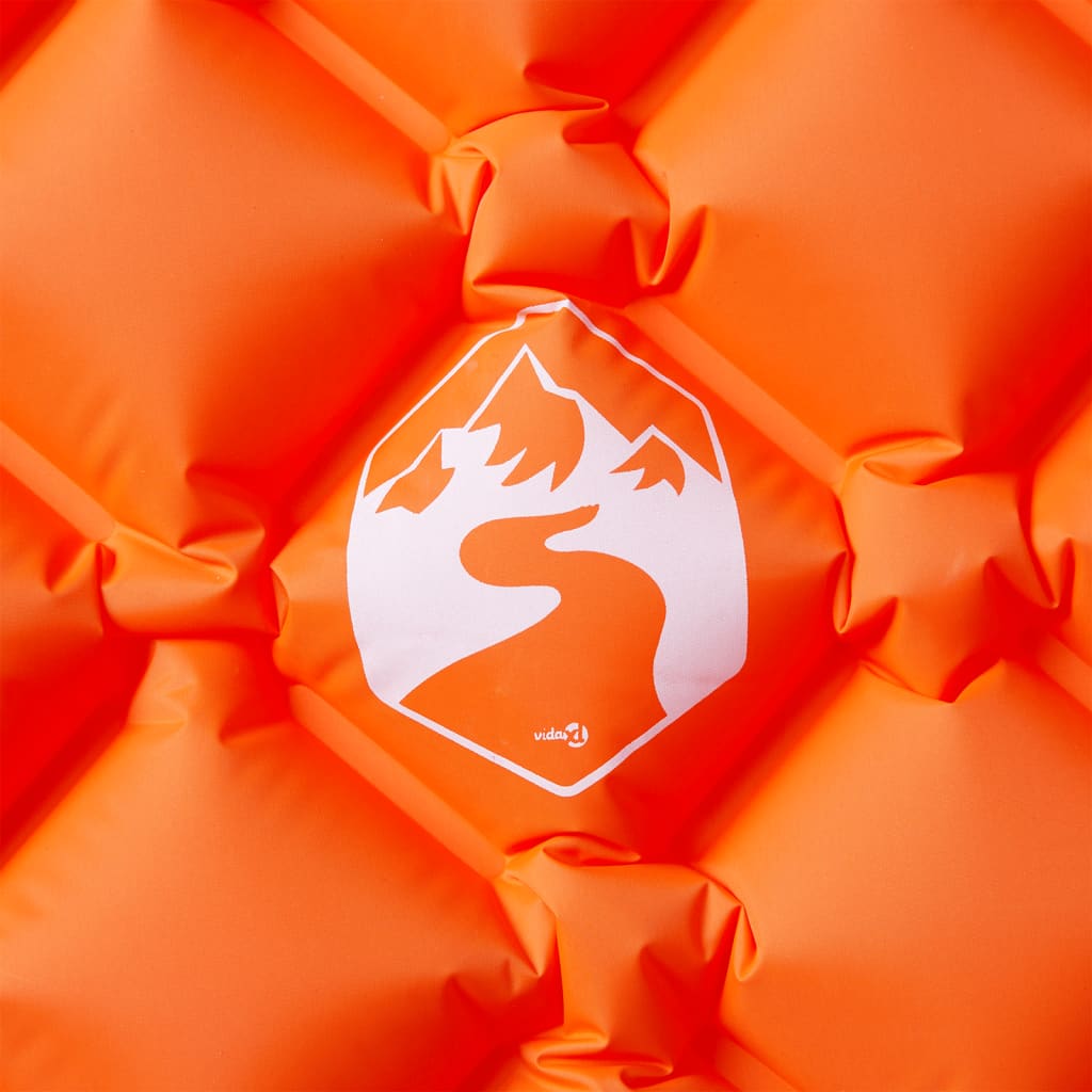 Vidaxx matelas de camping gonflable 190x58x6 cm 1 personne orange