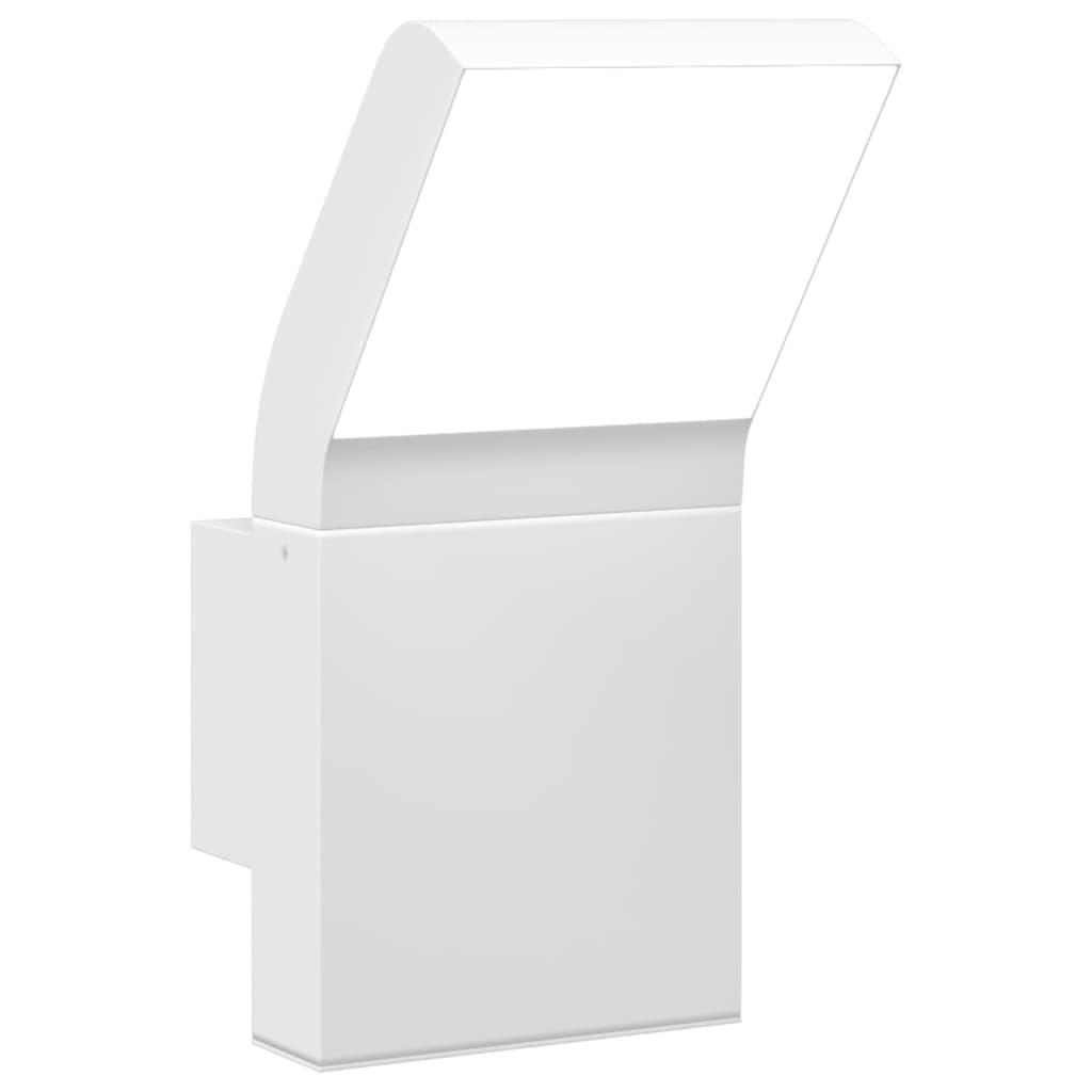 Vidaxx applique d'extérieur LED en fonte d'aluminium blanche