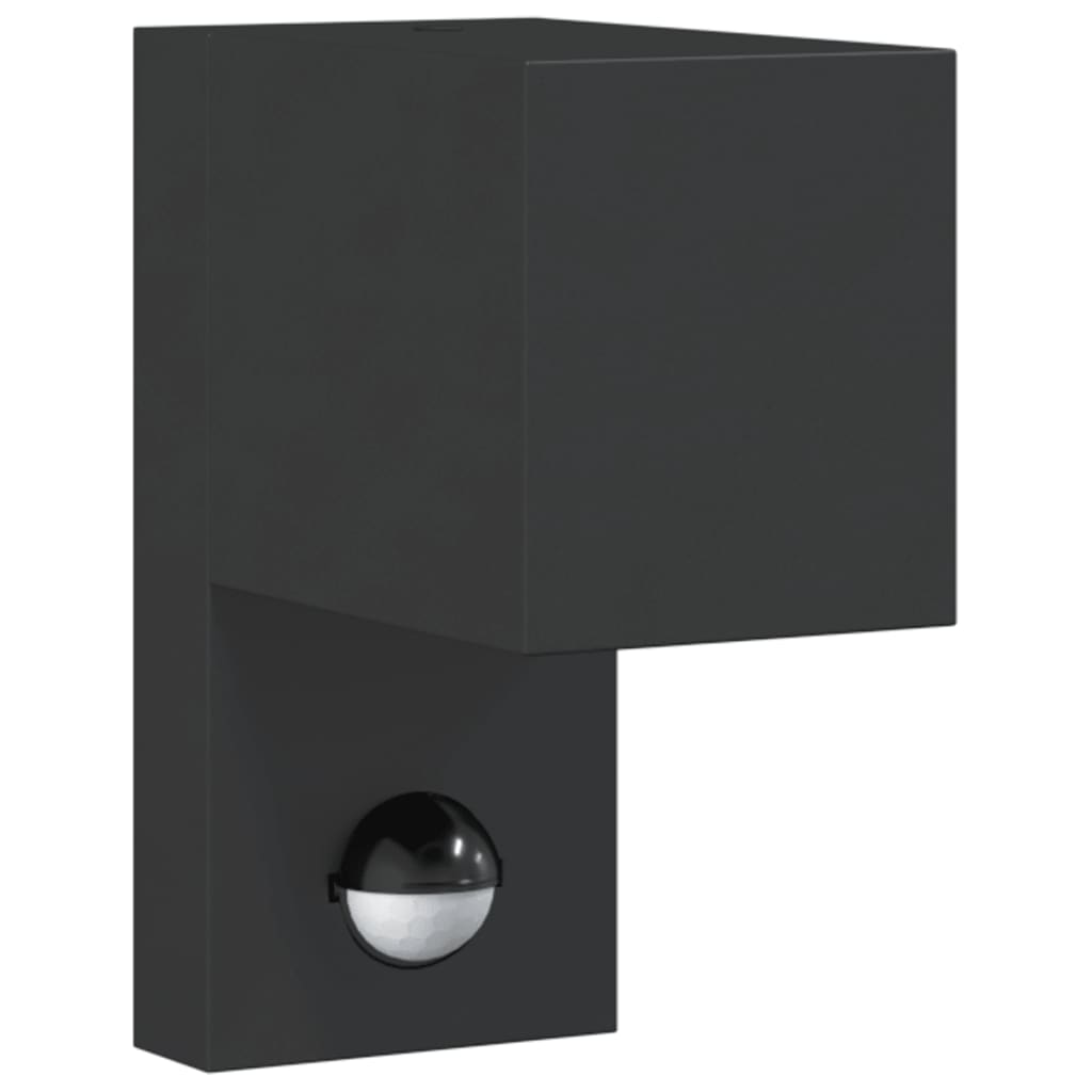 Vidaxx outdoor wall lamp with sensor cast aluminum black