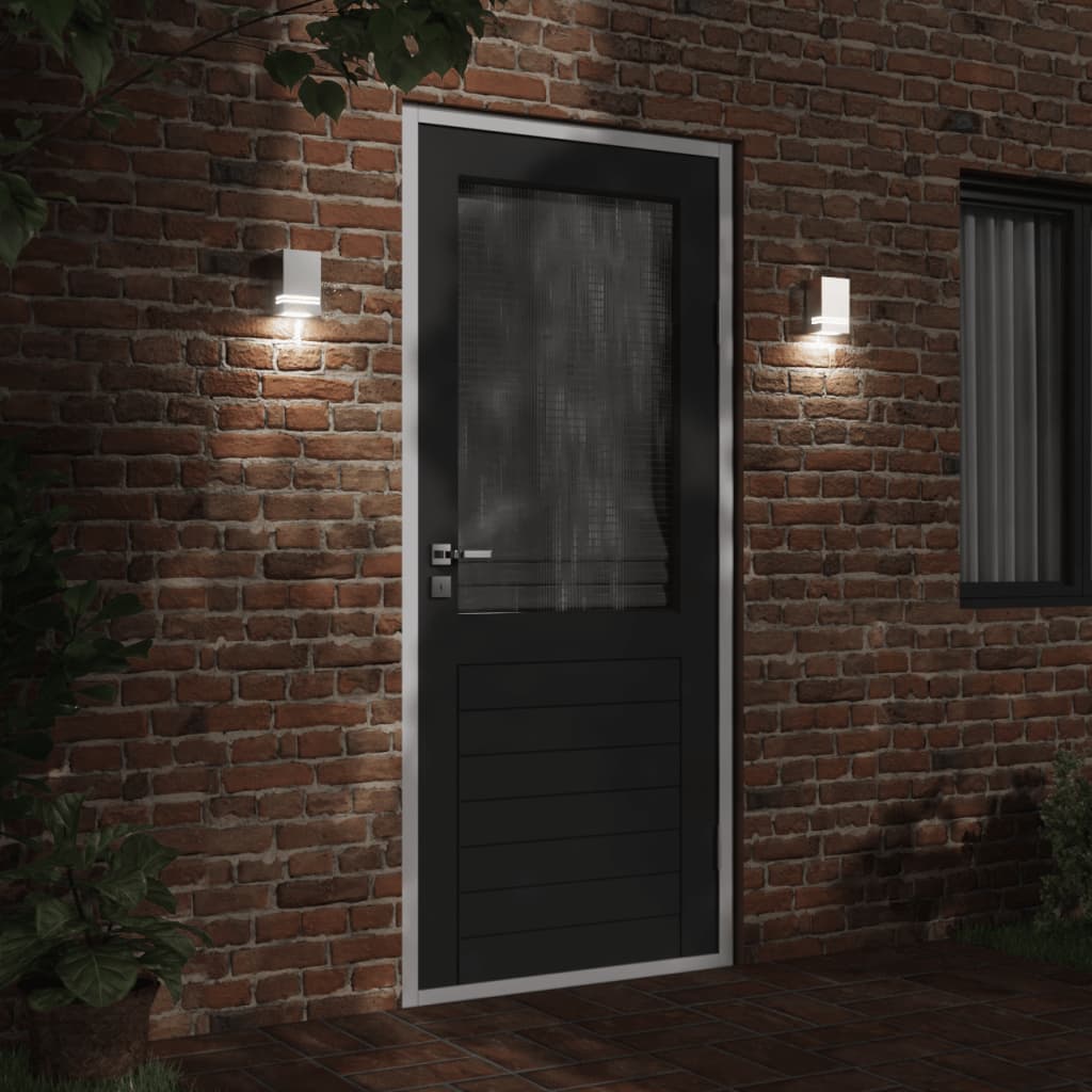 Vidaxx Außenwandleuchte Edelstahl silberfarben