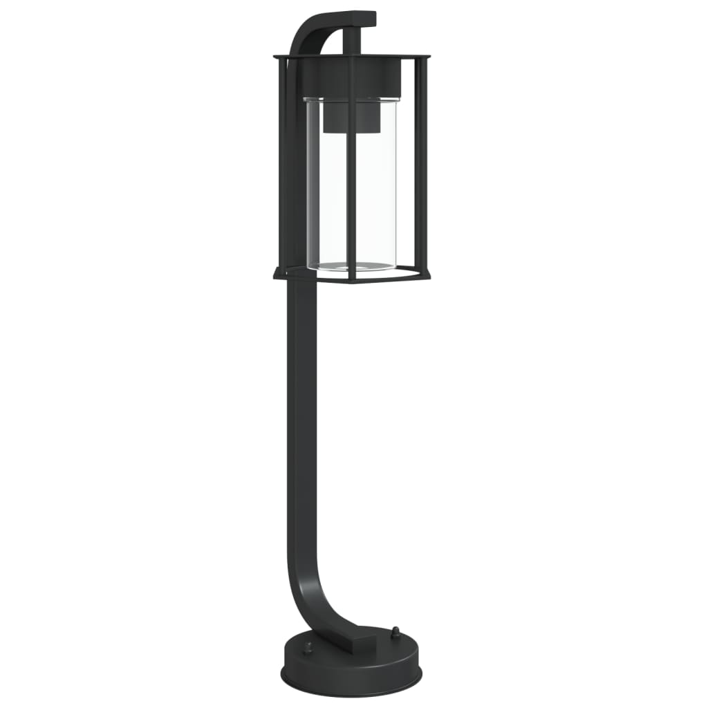Lampada da terra per esterni Vidaxx 60 cm in acciaio inossidabile nero