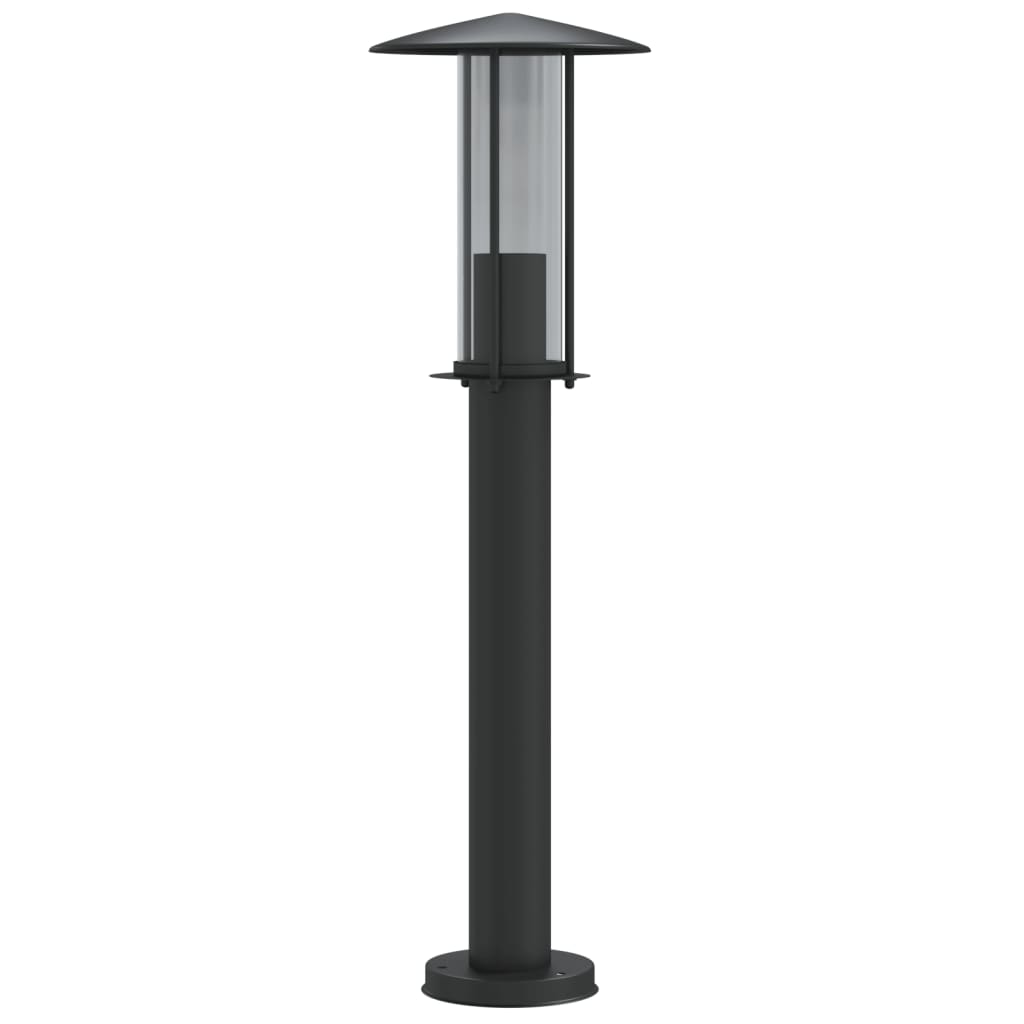 Lampada da terra per esterni Vidaxx 60 cm in acciaio inossidabile nero