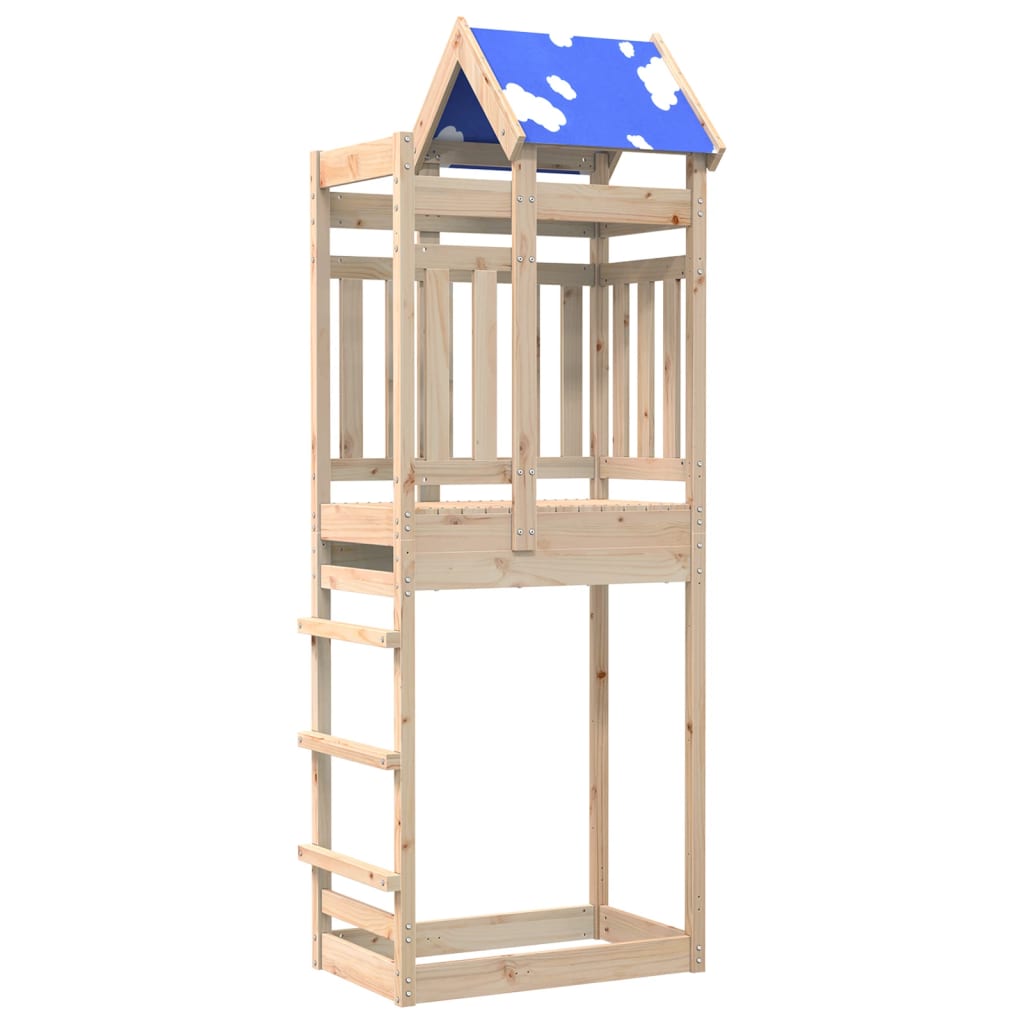 Vidaxx Spielturm 85x52,5x239 cm massives Kiefernholz