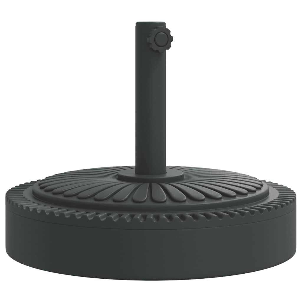Pied de parasol Vidaxl pour mâts de ø38 48 mm 25 kg rond