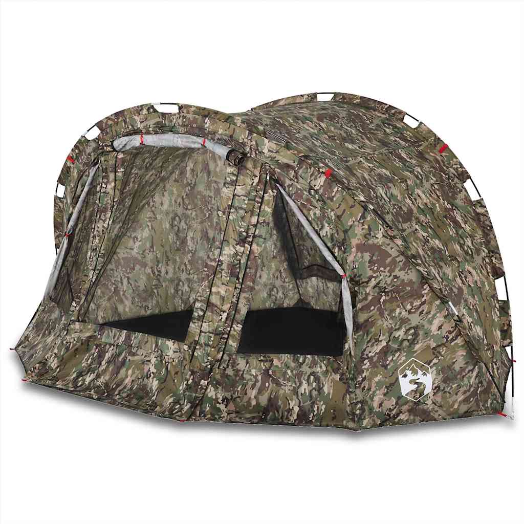 Tente de pêche VidaXL camouflage imperméable 4 personnes