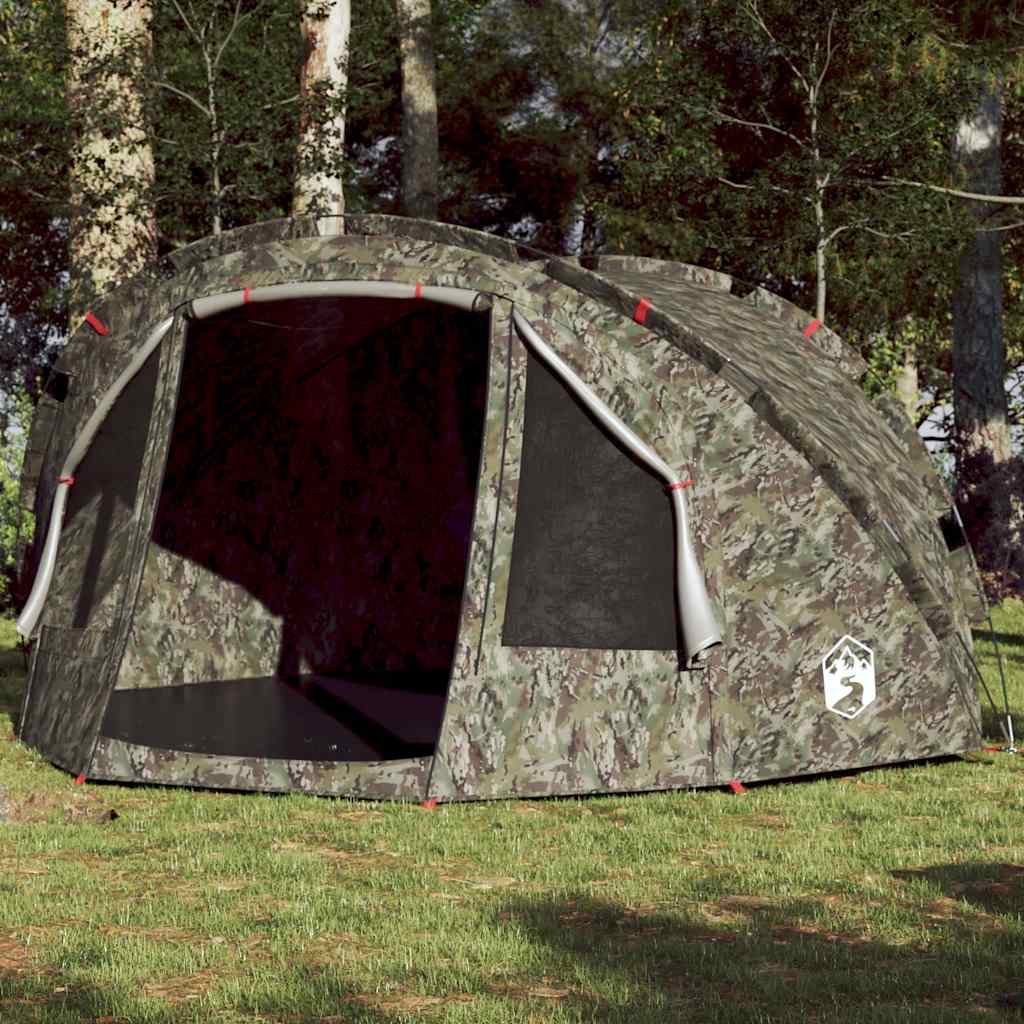 Tente de pêche VidaXL camouflage imperméable 4 personnes