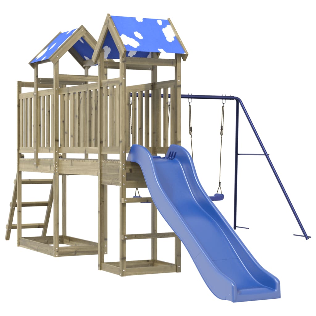 VidaXL Spillhaus imprägnéiert Pinienholz