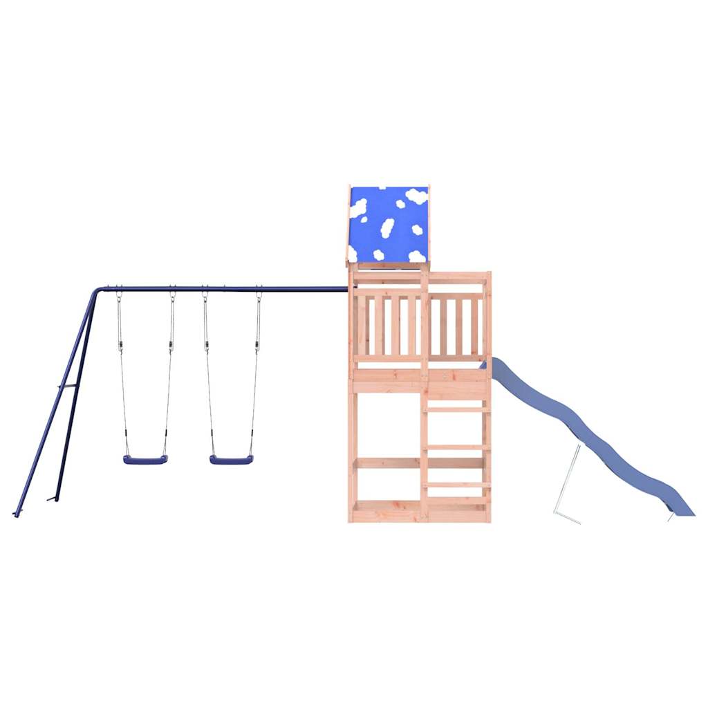 VidaXL Domek do zabawy z litego drewna daglezji