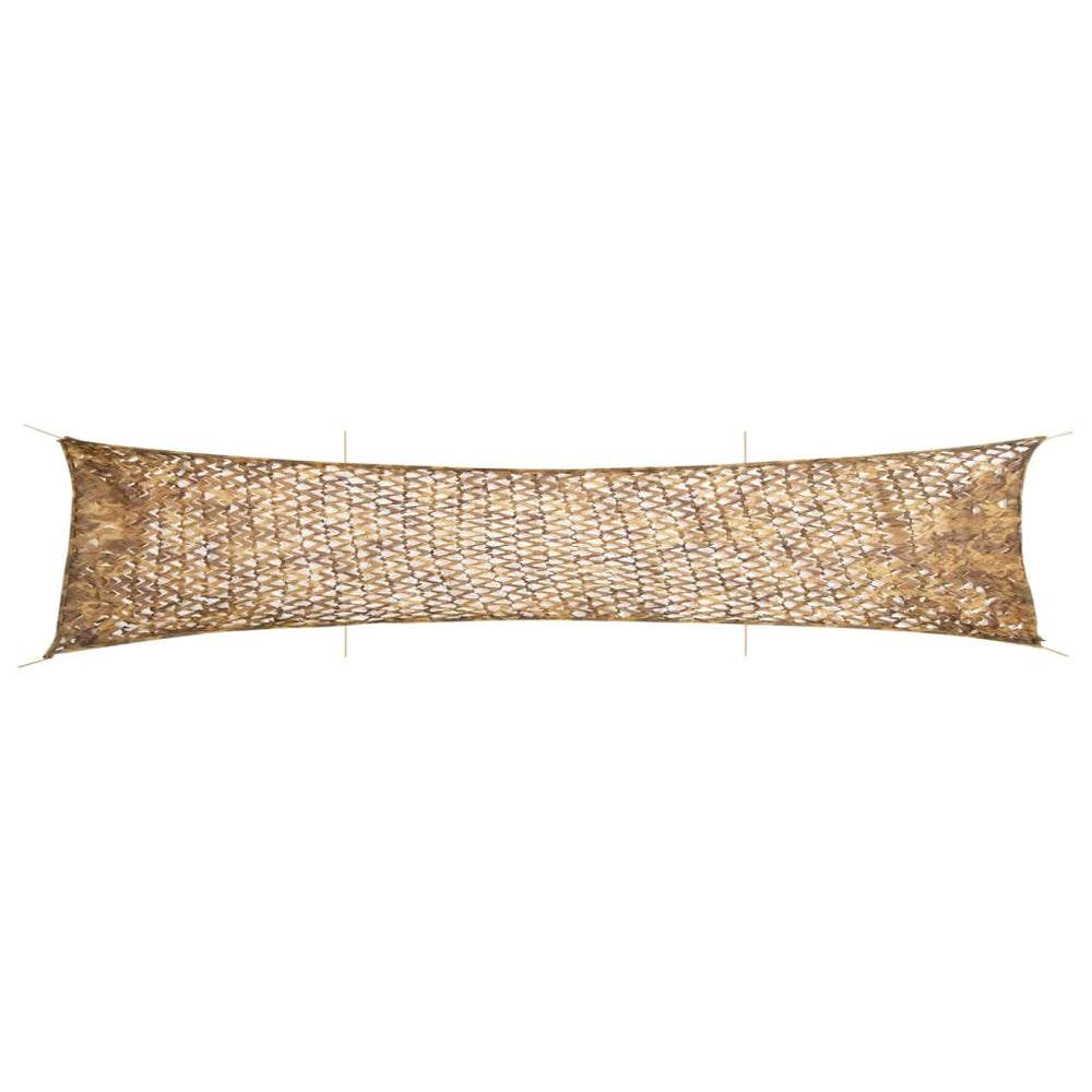 Vidaxl camouflagenet avec sac de rangement 706x140 cm sable -colored