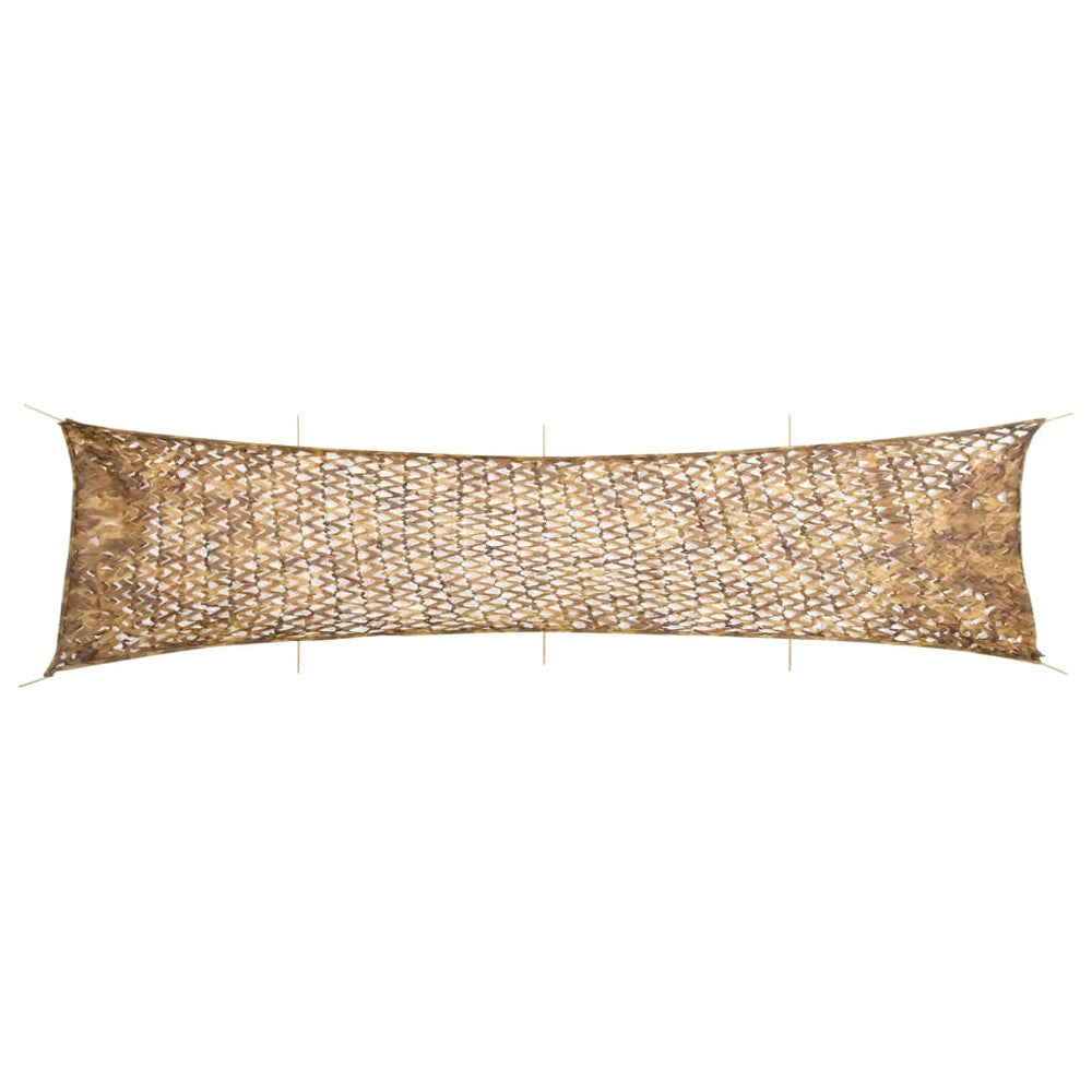 Vidaxl camouflagenet avec sac de rangement 809x207 cm sable -colored