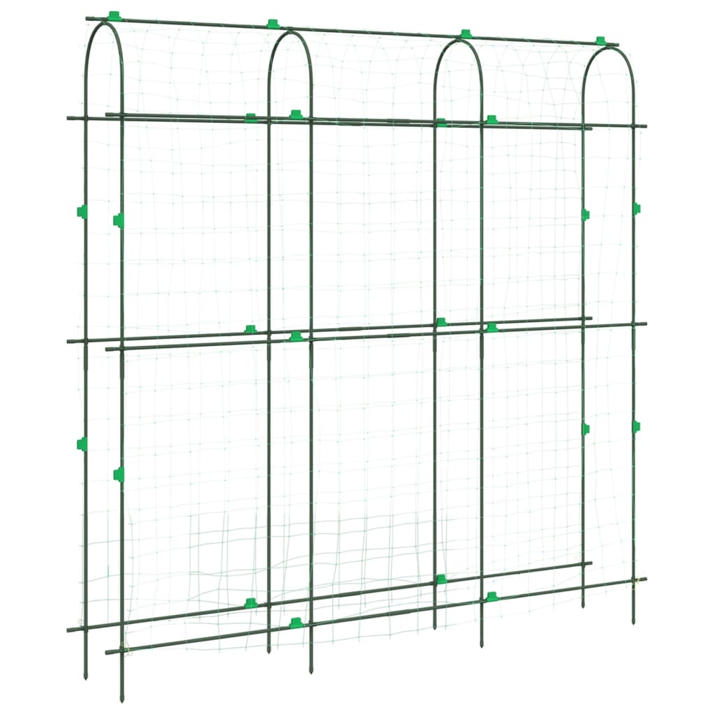 Vidaxx planteklatrestativ U-form 181x31x182,5 cm stål