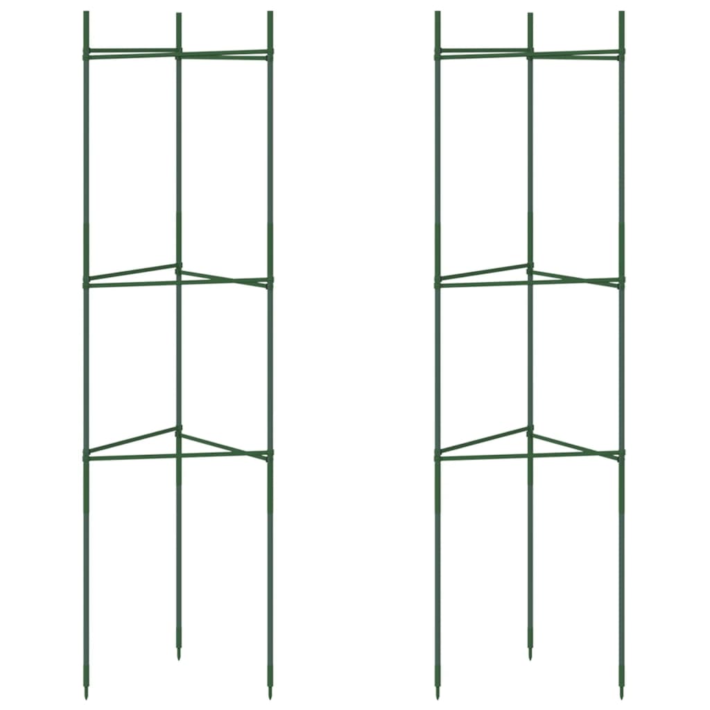 Vidaxl tomato cage 2 pcs 116 cm steel and polypropylene