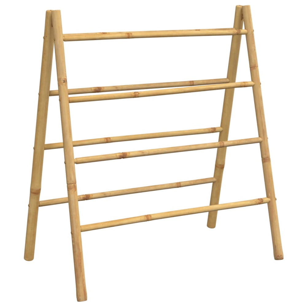 Drabina ręcznika vidaxl z 4 sportem 90x50x100 cm bambus